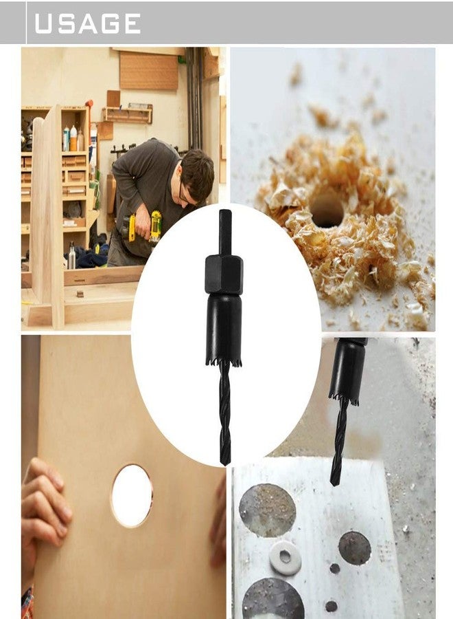 HELLARO مجموعة قواطع الثقوب الاحترافية من هيلارو - طقم منشار ثقب مكون من 11 قطعة، من 19 إلى 64 مم، مجموعة قطع منشار ثقب الخشب وسبائك المعادن (متعدد الألوان) - Image 5